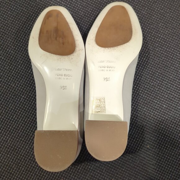 Ron White "Vero Cuoio" pump in light gray suede, EUC - Picture 2 of 5